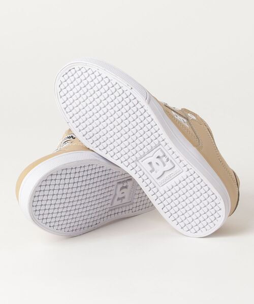 DC（ディーシー）の「DC/ディーシー KS PURE ELASTIC SE SN/キッズ ピュアエラスティック エスイー エスエヌ ゴム紐 DK221011（スニーカー・キッズ・ホワイト系その他/ベージュ系その他・20.0cm/19.0cm/18.0cm/21.0cm/17.0cm）」の9枚目の写真