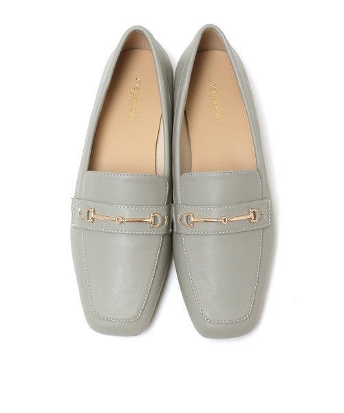 grandfleur（グランドフルール）の「ビット付きスクエアトゥローファーパンプス（ローファー・レディース・ブラック/ライトブルー/アイボリー・23.5cm/23.0cm/24.0cm/22.5cm/24.5cm）」の10枚目の写真