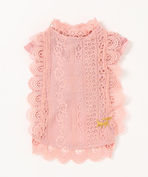 ROPE' PICNIC(ロペピクニック)の「ROPE PICNIC/レースワンピース(ペットウェア・レディース・パープル/グリーン/ピンク・M/2L/XS/2M/L/2XS/S)」の9枚目の写真