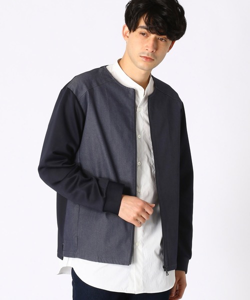 デニムライク ブルゾン
