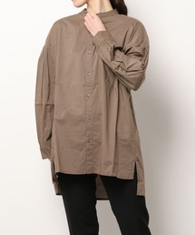 B2678 コットンギャザースリーブシャツ