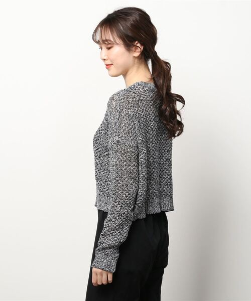 Hurley （ハーレー）の「W TWISTED OPEN KNIT SWEATER / ハーレー レディースニットセーター（ニット/セーター・レディース・グレー・SMALL/MEDIUM）」の2枚目の写真