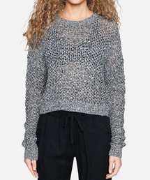 W TWISTED OPEN KNIT SWEATER / ハーレー レディースニットセーター