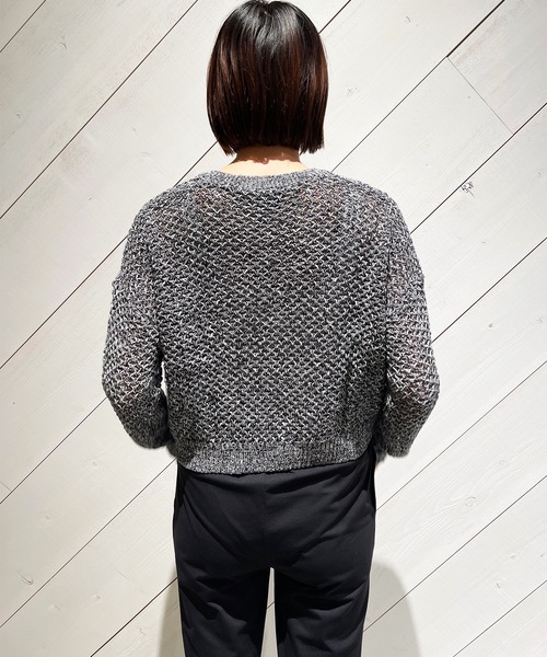 Hurley （ハーレー）の「W TWISTED OPEN KNIT SWEATER / ハーレー レディースニットセーター（ニット/セーター・レディース・グレー・SMALL/MEDIUM）」の9枚目の写真