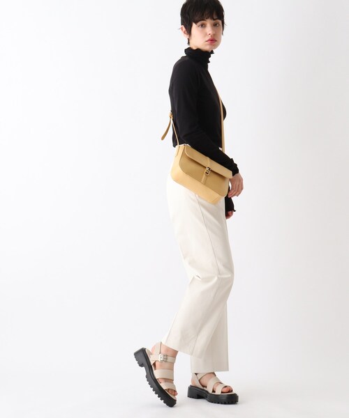 OPAQUE.CLIP（オペークドットクリップ）の「◆【C】オーガニックコットン強撚フライス タートルネックカットソー（Tシャツ/カットソー・レディース・ホワイト系/グレー/ブラック・00）」の17枚目の写真