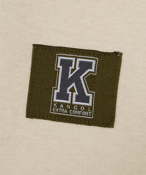 KANGOL EXTRA COMFORT(カンゴールエクストラコンフォート)の「【KANGOL EXTRA COMFORT(カンゴール エクストラコンフォート)】Kロゴワッペン付き ビッグシルエット ラガーTシャツ(Tシャツ/カットソー・レディース・ネイビー/ピンク/エメラルド/ライトベージュ・LL/M/L)」の20枚目の写真