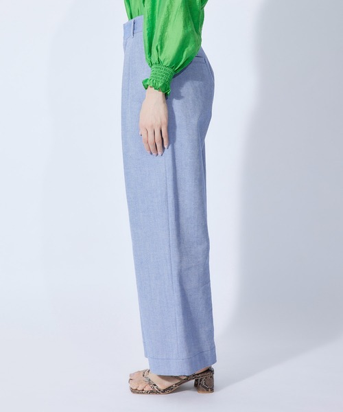 ROPE'（ロペ）の「【秋にも使える】ハイライズデニムパンツ（デニムパンツ・レディース・ベージュ/ブルー系その他4・38/36）」の3枚目の写真