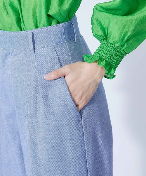 ROPE'（ロペ）の「【秋にも使える】ハイライズデニムパンツ（デニムパンツ・レディース・ベージュ/ブルー系その他4・38/36）」の11枚目の写真