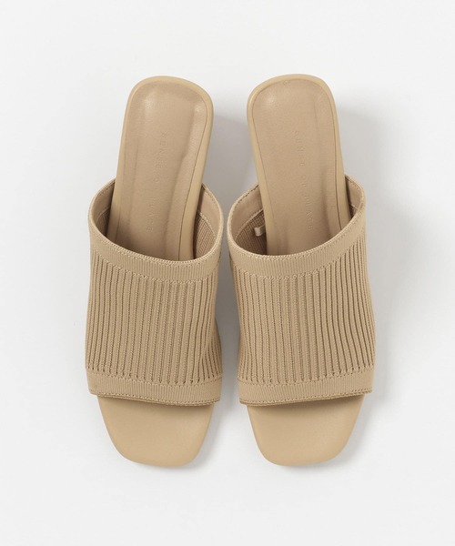 SENSE OF PLACE by URBAN RESEARCH（センスオブプレイスバイアーバンリサーチ）の「ニットミュール（サンダル・レディース・ブラック/ベージュ/イエロー/アイボリー・SMALL/MEDIUM/LARGE）」の11枚目の写真
