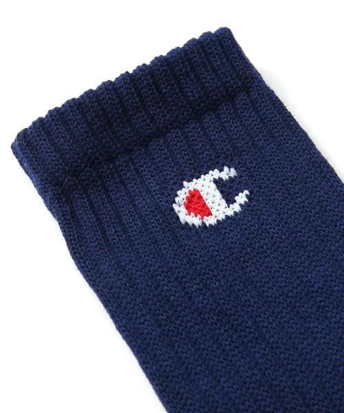 Champion(チャンピオン)の「【CHAMPION/チャンピオン】足底パイル ワンポイントロゴフルレングスソックス(靴下) 3足組(3P)(ソックス/靴下・メンズ・ホワイト/ブラック/ネイビー/グレー・SMALL/MEDIUM/LARGE)」の10枚目の写真