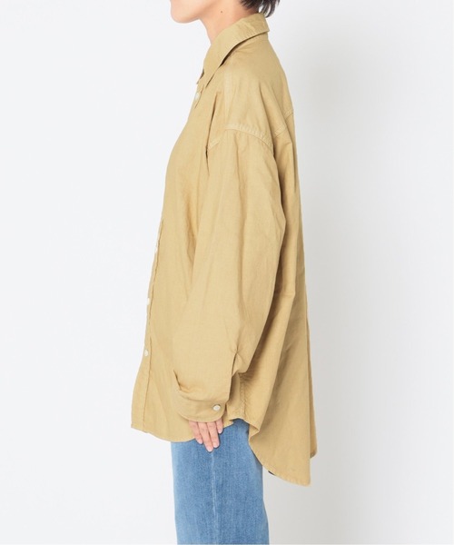 FRAMeWORK（フレームワーク）の「コットンレギュラーカラーシャツ2◆（シャツ/ブラウス・レディース・ホワイト/ベージュ・FREE）」の10枚目の写真
