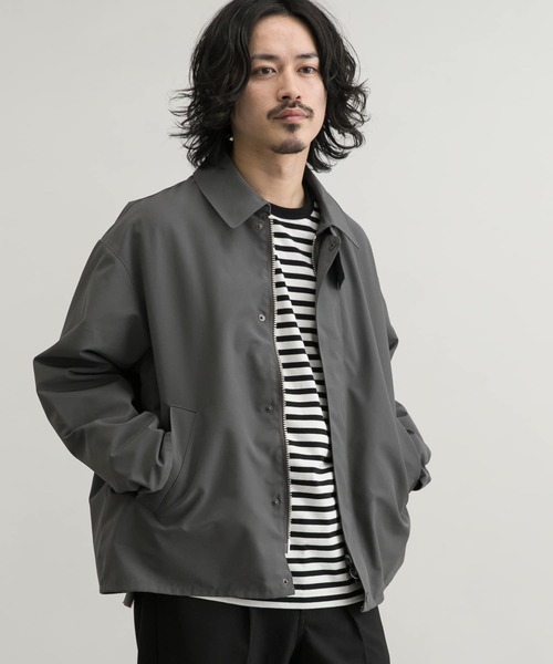 ダークグレー オーバーサイズジャケット URBAN RESEARCH（アーバンリサーチ）の「オーバーサイズウェザークロス