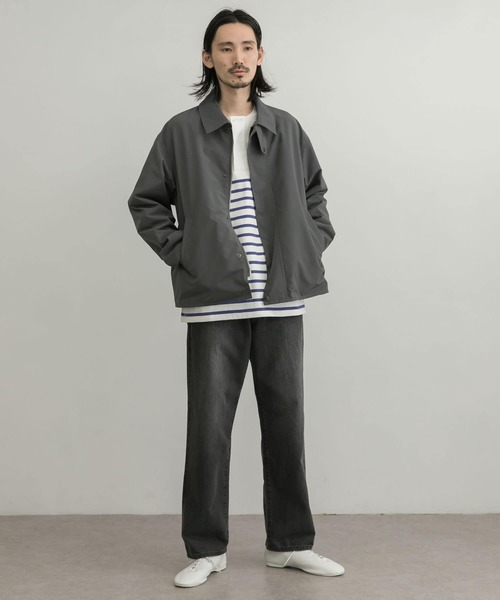 URBAN RESEARCH(アーバンリサーチ)の「オーバーサイズウェザークロスジャケット(その他アウター・メンズ・グリーン系その他/グレー・LARGE/SMALL/MEDIUM)」の8枚目の写真