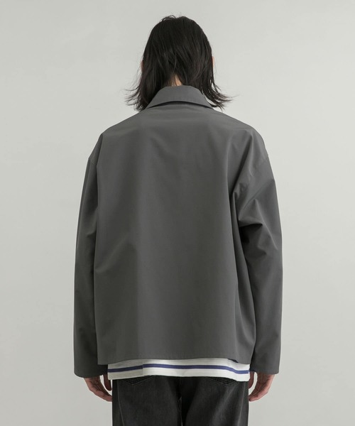 URBAN RESEARCH(アーバンリサーチ)の「オーバーサイズウェザークロスジャケット(その他アウター・メンズ・グリーン系その他/グレー・LARGE/SMALL/MEDIUM)」の20枚目の写真