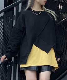 Figments | 再構築アシンメトリースウェット(スウェット)