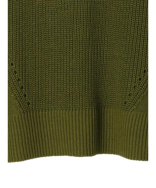earth music&ecology(アースミュージックアンドエコロジー)の「前後2wayニットベスト*(ベスト・レディース・オフホワイト/カーキ/グレイッシュベージュ・FREE)」の11枚目の写真