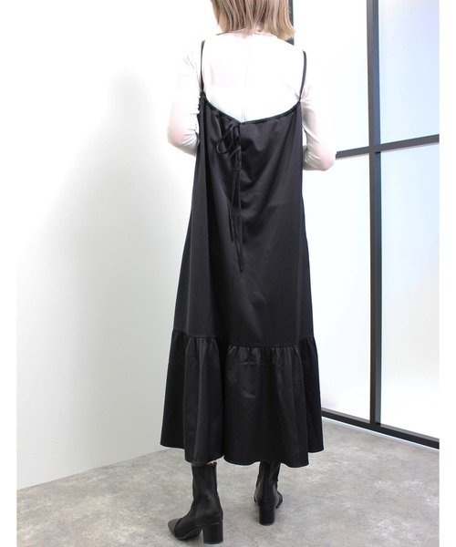 MLI'A（エムリア）の「サテンキャミワンピースA（ワンピース・レディース・ブラック/ブラウン/モカ/グリーン・M）」の10枚目の写真