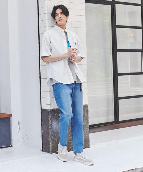 coen（コーエン）の「ストレッチデニムテーパードクライミングパンツ（デニムパンツ・メンズ・コバルトブルー/ダークグレー・SMALL/MEDIUM/LARGE/X-LARGE）」の16枚目の写真