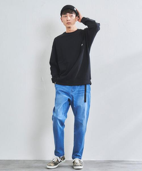 coen（コーエン）の「ストレッチデニムテーパードクライミングパンツ（デニムパンツ・メンズ・コバルトブルー/ダークグレー・SMALL/MEDIUM/LARGE/X-LARGE）」の18枚目の写真