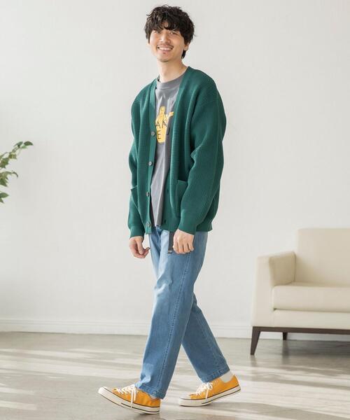 coen（コーエン）の「ストレッチデニムテーパードクライミングパンツ（デニムパンツ・メンズ・コバルトブルー/ダークグレー・SMALL/MEDIUM/LARGE/X-LARGE）」の20枚目の写真