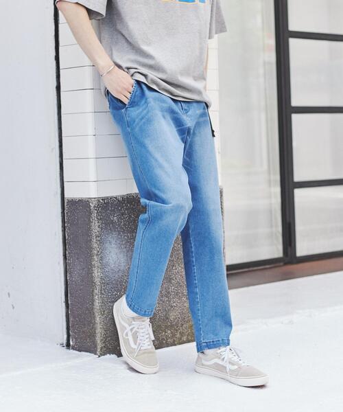 coen（コーエン）の「ストレッチデニムテーパードクライミングパンツ（デニムパンツ・メンズ・コバルトブルー/ダークグレー・SMALL/MEDIUM/LARGE/X-LARGE）」の3枚目の写真