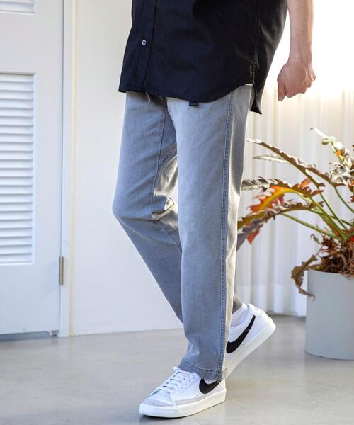 coen（コーエン）の「ストレッチデニムテーパードクライミングパンツ（デニムパンツ・メンズ・コバルトブルー/ダークグレー・SMALL/MEDIUM/LARGE/X-LARGE）」の5枚目の写真