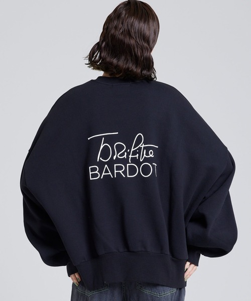 L.H.P（エルエイチピー）の「LittleSunnyBite/リトルサニーバイト/Brigitte Bardot x little sunny bite Photo big sweat（スウェット・レディース・ホワイト/ブラック/ブルー・SMALL/MEDIUM）」の9枚目の写真