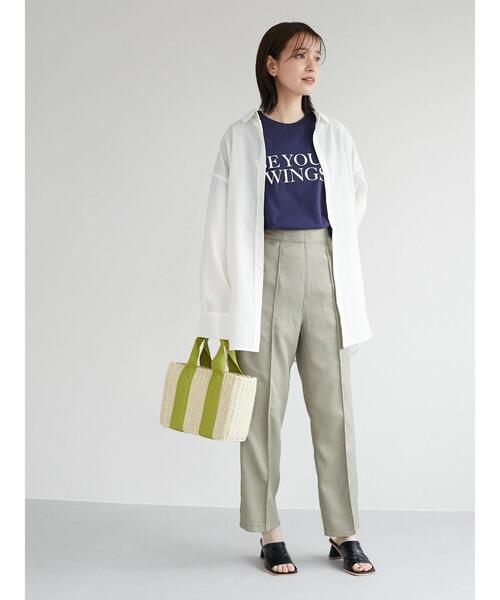 Green　Parks（グリーンパークス）の「センターシームJQパンツ（その他パンツ・レディース・イエロー/グリーン・FREE）」の3枚目の写真