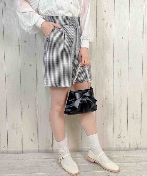 Clice de Paris（クリシェドゥパリス）の「K/クラシカルショートパンツ（その他パンツ・レディース・ホワイト×ブラック/ブラウン・ONESIZE）」の11枚目の写真