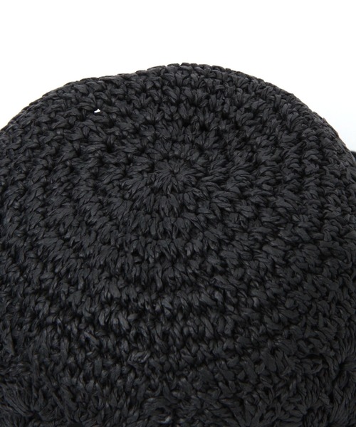 LEPSIM（レプシィム）の「ペーパークロシェハット　255169（ハット・レディース・ベージュ/ブラック・ONE SIZE）」の12枚目の写真