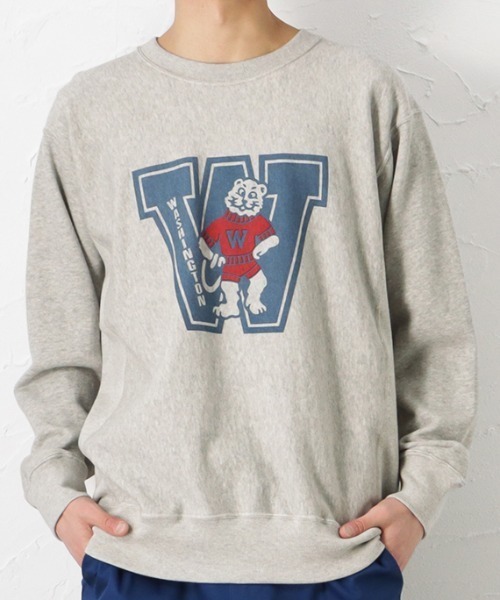 Champion（チャンピオン）の「【Champion / チャンピオン】 リバースウィーブ(R)　クルーネックスウェットトレーナー（スウェット・メンズ・ブラック/ネイビー/ホワイト/ベージュ・XL/L/M/S）」の7枚目の写真
