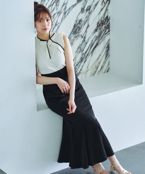 WILLSELECTION（ウィルセレクション）の「マーメイドスカート（スカート・レディース・ベージュ/カーキ/ブラック・SMALL/MEDIUM）」の6枚目の写真