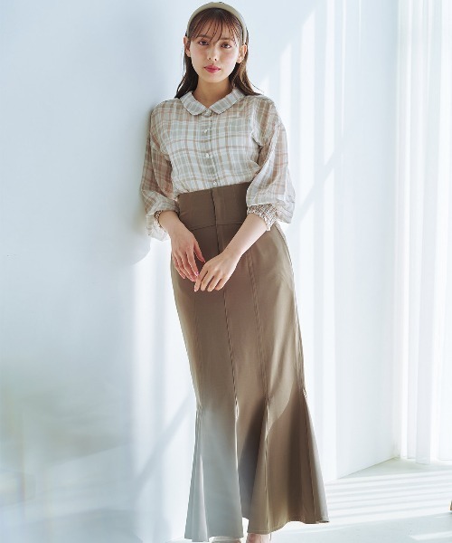 WILLSELECTION（ウィルセレクション）の「マーメイドスカート（スカート・レディース・ベージュ/カーキ/ブラック・SMALL/MEDIUM）」の8枚目の写真