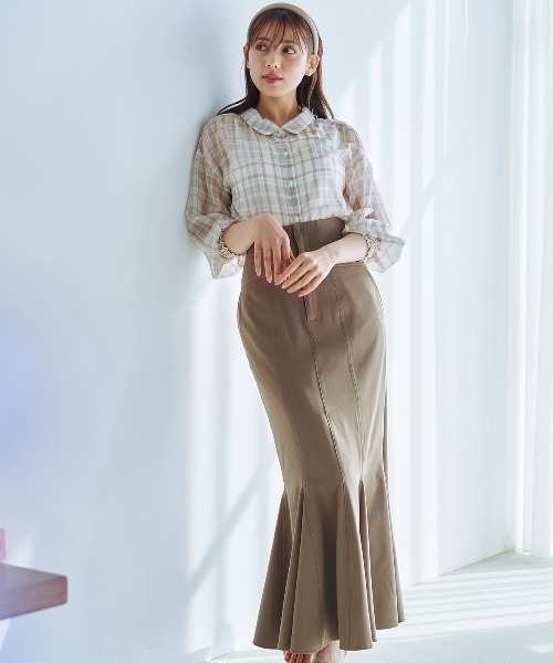 WILLSELECTION（ウィルセレクション）の「マーメイドスカート（スカート・レディース・ベージュ/カーキ/ブラック・SMALL/MEDIUM）」の14枚目の写真