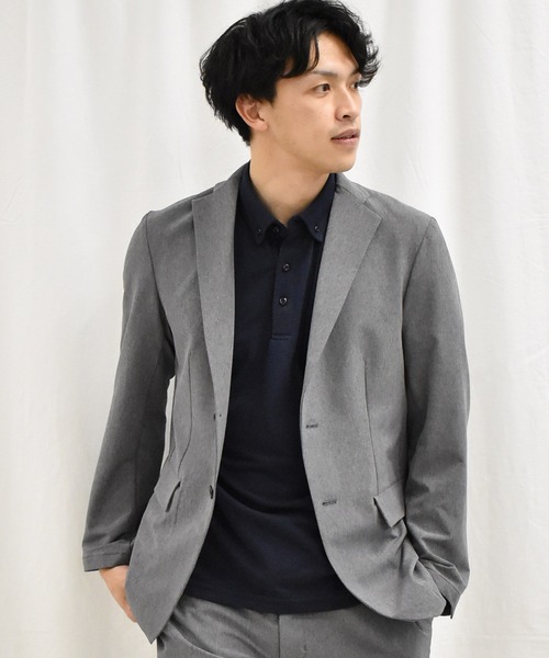 SPENDY'S Store（スペンディーズストア）の「接触冷感　ボタンダウンポロシャツ（ポロシャツ・メンズ・ホワイト/ネイビー/サックスブルー/その他・LL/M/L）」の19枚目の写真