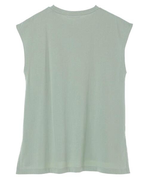 Petit fleur（プチフルール）の「・Petit Fleur フレンチスリーブカットチュニック（Tシャツ/カットソー・レディース・ブラック/オフホワイト/モカ/ライトカーキ・FREE）」の12枚目の写真