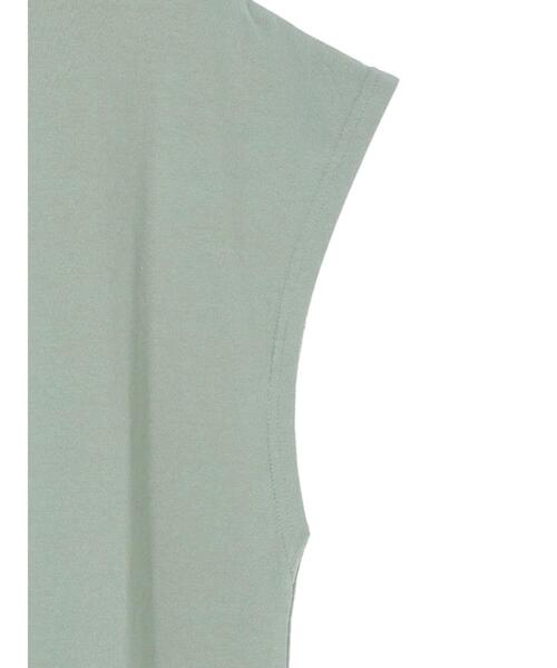 Petit fleur（プチフルール）の「・Petit Fleur フレンチスリーブカットチュニック（Tシャツ/カットソー・レディース・ブラック/オフホワイト/モカ/ライトカーキ・FREE）」の22枚目の写真