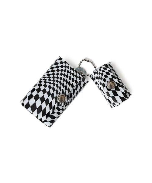 SALLIES（サリーズ）の「SALLIES / Pocket Pal CHECKER ミニマル ウォレット（財布・メンズ・ブラック/イエロー/グリーン・ONE SIZE）」の14枚目の写真