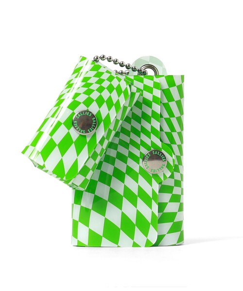 SALLIES（サリーズ）の「SALLIES / Pocket Pal CHECKER ミニマル ウォレット（財布・メンズ・ブラック/イエロー/グリーン・ONE SIZE）」の21枚目の写真