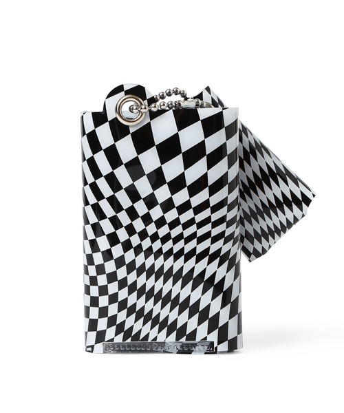 SALLIES（サリーズ）の「SALLIES / Pocket Pal CHECKER ミニマル ウォレット（財布・メンズ・ブラック/イエロー/グリーン・ONE SIZE）」の4枚目の写真