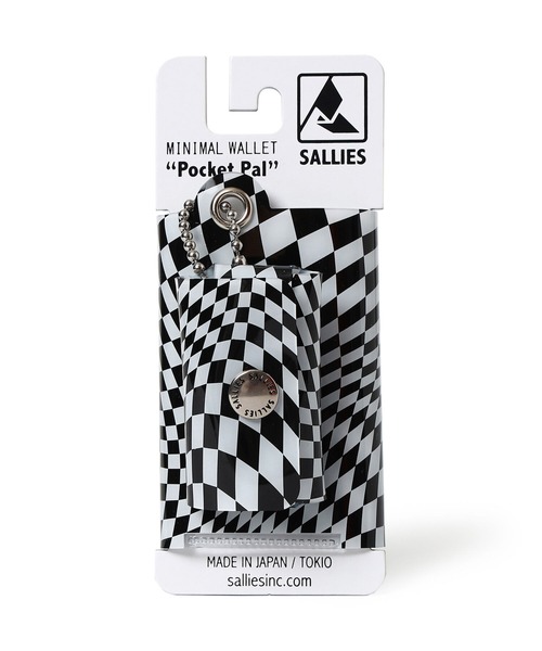 SALLIES（サリーズ）の「SALLIES / Pocket Pal CHECKER ミニマル ウォレット（財布・メンズ・ブラック/イエロー/グリーン・ONE SIZE）」の9枚目の写真