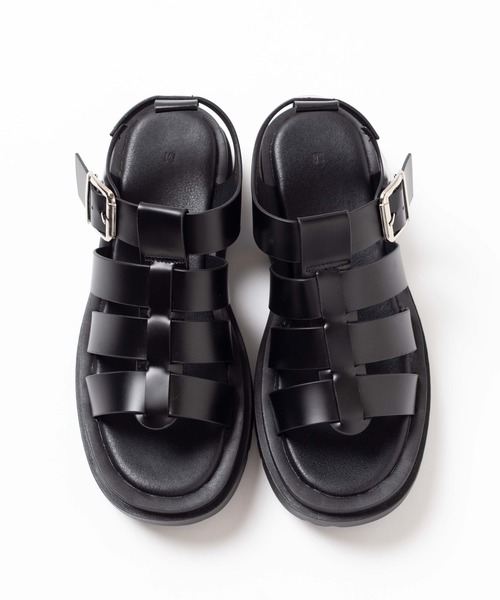 WEGO（ウィゴー）の「WEGO/PUベルトサンダル（サンダル・レディース・ブラック・MEDIUM/LARGE）」の10枚目の写真