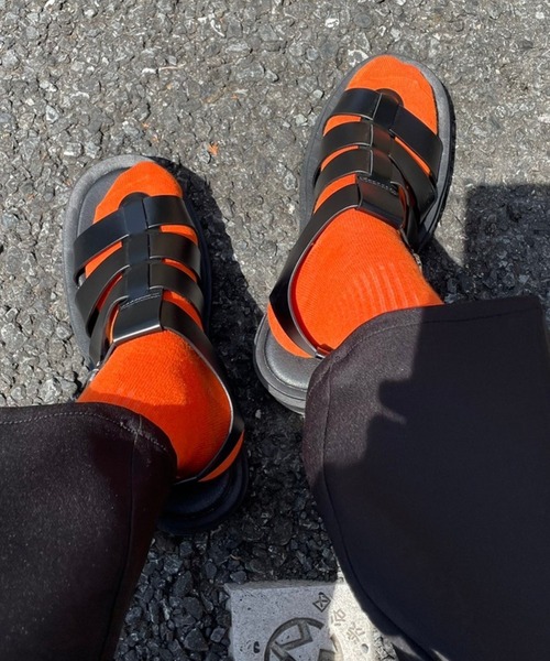 WEGO（ウィゴー）の「WEGO/PUベルトサンダル（サンダル・レディース・ブラック・MEDIUM/LARGE）」の14枚目の写真