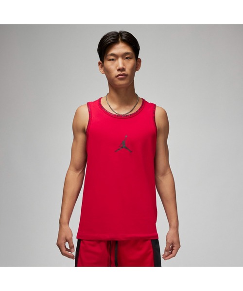 JORDAN BRAND（ジョーダンブランド）の「ナイキ NIKE ジョーダン DF SPRT BC グラフィック タンク トップ（タンクトップ・メンズ・ブラック/レッド・L/M/XL/S）」の2枚目の写真