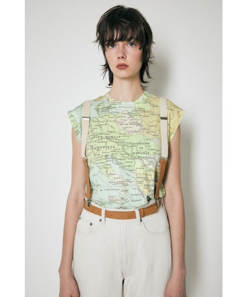 MOUSSY(マウジー)の「FAUX LEATHER サスペンダー(サスペンダー・レディース・ブラック/ベージュ・FREE)」の8枚目の写真
