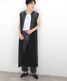 リーフラッセルレース 2way ジレ ワンピース