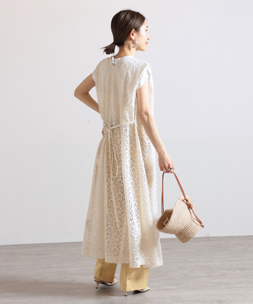 セール】リーフラッセルレース 2way ジレ ワンピース（ワンピース