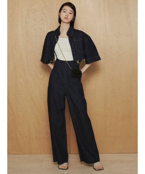 EMODA（エモダ）の「コンパクトフィットタンクトップ（タンクトップ・レディース・ホワイト/ブラック/グレー/ブルー・FREE）」の19枚目の写真