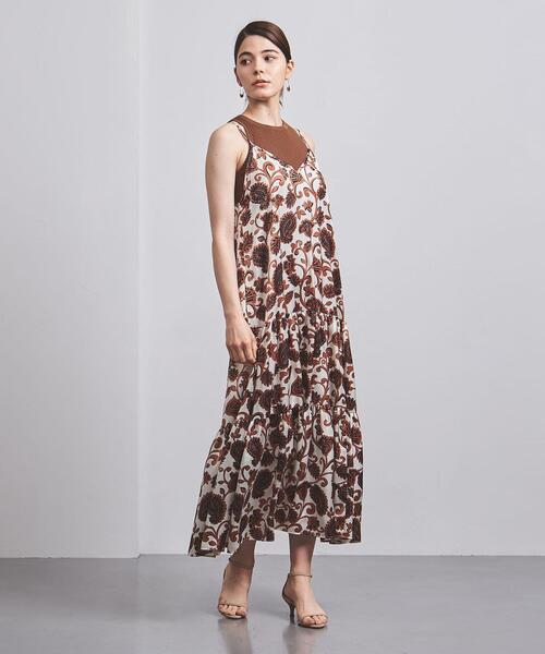 美品 ユナイテッドアローズ TOKYO 2,4万円 ペイズリー柄ワンピース UNITED ARROWS - UNITED ARROWS(ユナイテッドアローズ