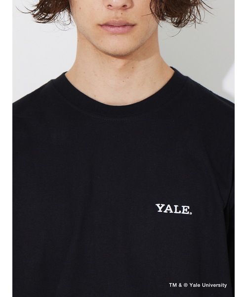 MYSELF ABAHOUSE（マイセルフアバハウス）の「【別注】YALE University 刺繍T（Tシャツ/カットソー・メンズ・ホワイト/ネイビー/ブラック・M/L/XL）」の12枚目の写真